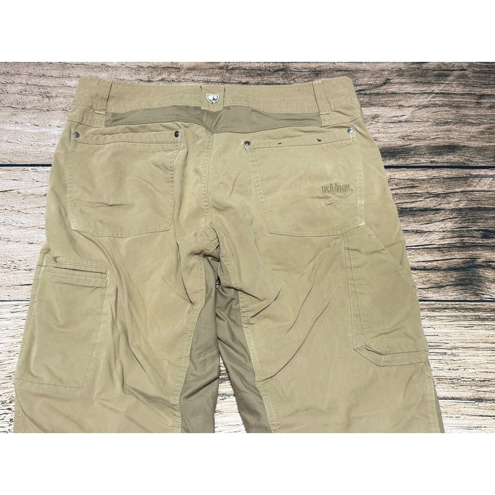 Kuhl Radikl Hiking Pants Mens 33x30 Tan Technical Stretch Outdoor Trousers